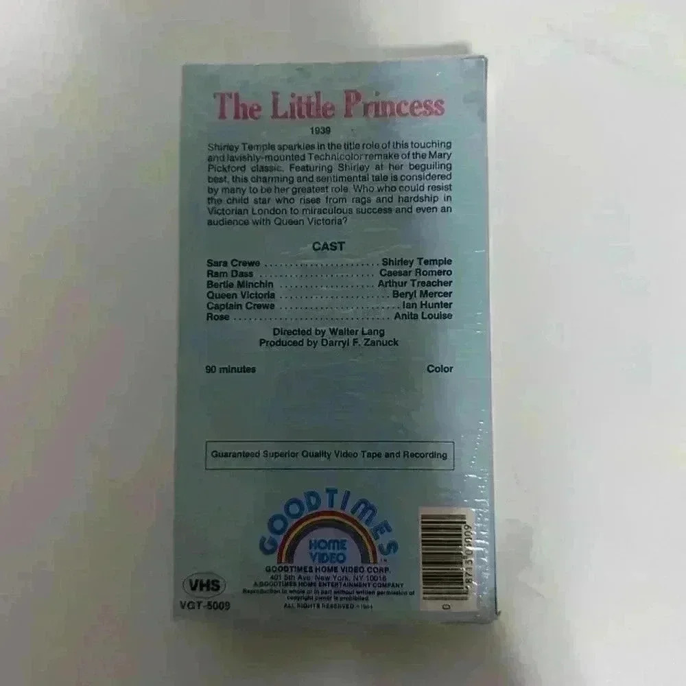 VHS Movie - Goodtimes - The Little Princess - Shirley Temple - Color - 1984 - Picture 7 of 11